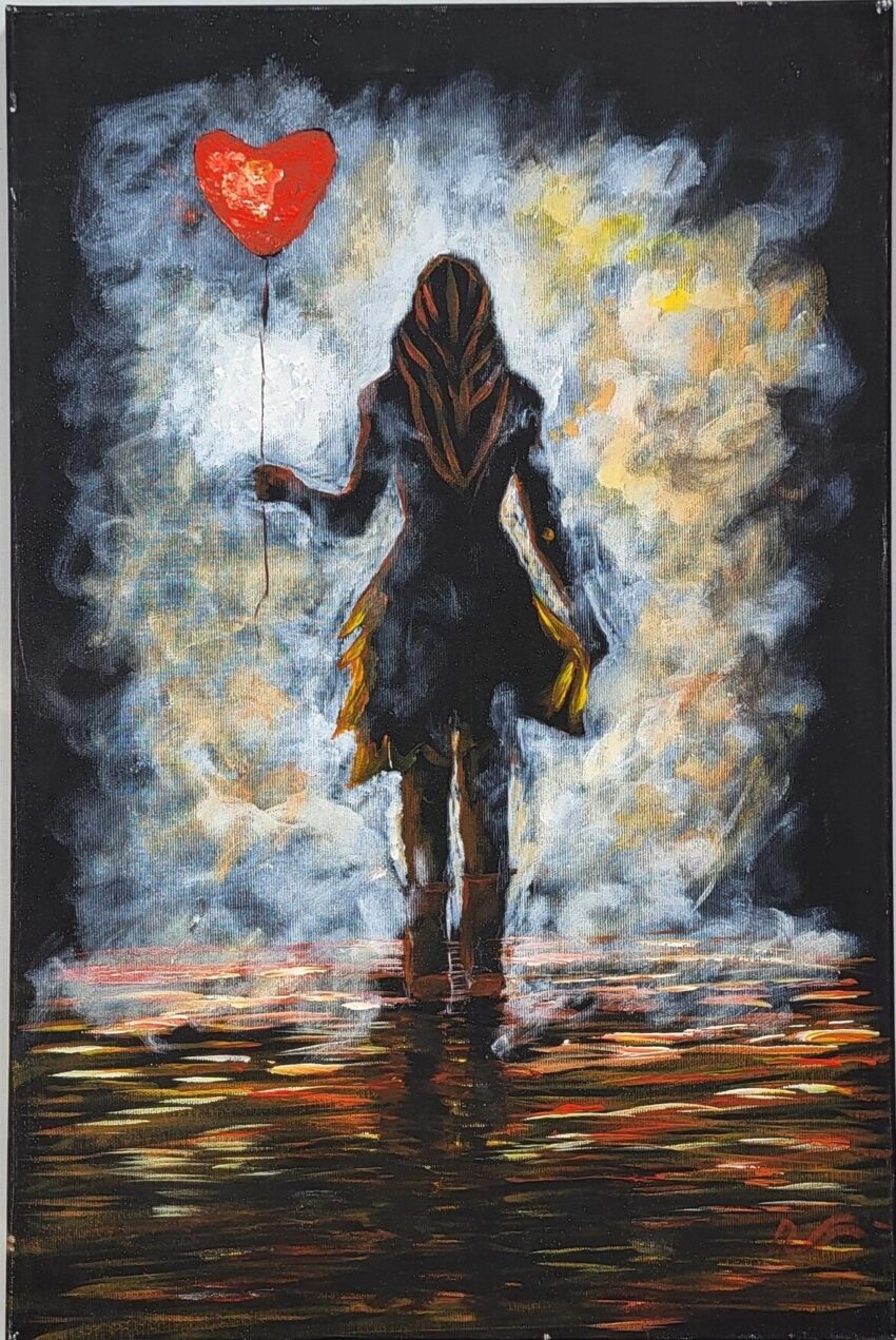 Girl With A Red Balloon – The KamTong Garden